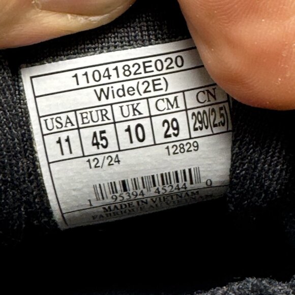 Brooks Ghost 16 Mens Size 11  Wide Triple Black Athletic Running Shoes Sneakers - Picture 7 of 8